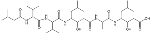 構造図Pepstatin A